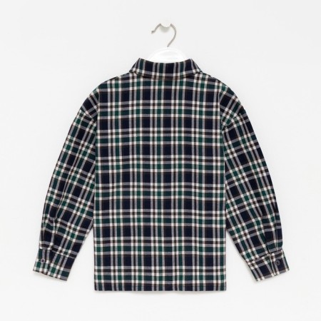 A shirt for a boy in a cage KAFTAN, p. 32 (110-116 cm)-9