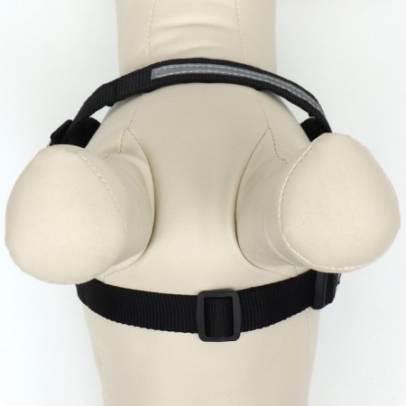 C9 harness is soft reflective, size xs, og 38-50 cm, weight 3-6 kg, green-5
