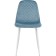 Capri Metal/velor, white/blue 44x52x86 cm stool