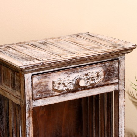Tumbling "Old Bali" 50x30x90 cm, Albezia tree, light brown-2