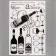 Stick plastic interior black "winery" 60x90 cm