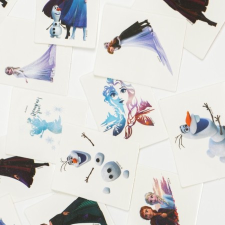 Advent calendar with tattoos for children 18 pcs. "Elsa and Anna" cold heart-3