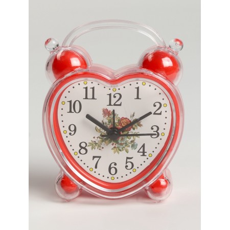 Watch alarm clock "Heart", on batteries, 9 x 4 x 11.5 cm-1