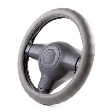 Autoprofi steering wheel, eco-leather steering, 9 cm girth, dark gray, size m, 37-39 cm-1