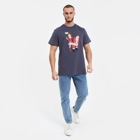 New Year's T -shirt, color graphite, size 54-4