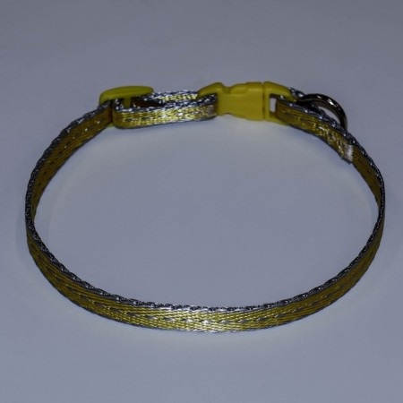 A collar with a reflective prostrate "Neon", 34 x 1 cm, a mix of flowers-9
