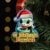 New Year's Christmas tree toy "Happy New Year!" snake, cap, 8 x 9 cm