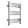Water heated towel rail Domoterm "Kalips", P9, 9 crossbars, 500 x 700 mm, chrome
