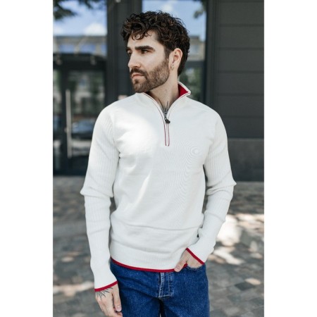 Jumper male ise, size 52, white color