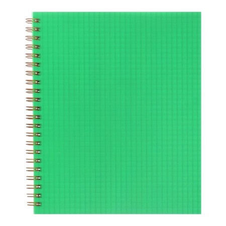 Notebook on the crest A5 96 sheets in the Calligrata cell green, plastic cover, offset block-3
