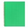Notebook on the crest A5 96 sheets in the Calligrata cell green, plastic cover, offset block