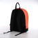 Backpack from textiles on lightning, Erich Krause, 1 pocket, coral color