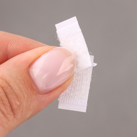 Velcro adhesive base "rectangle", set of 30 pcs., Size 1 pcs: 1 × 1.6 cm-5
