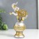 Souvenir Polystone "Elephant on a ball in the openwork blanket" 19x8.5x5.5 cm