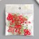 Decor for creativity "Flower. Pink, green, white and transparent" nr 20 g 2.8x2.8x0.4 cm 99280