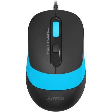 Mouse A4Tech FSTYLER FM10S Black/Blue Optical (1600DPI) Silent USB (3but)