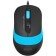 Mouse A4Tech FSTYLER FM10S Black/Blue Optical (1600DPI) Silent USB (3but)