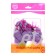 Latex ball 12 "Makarun", set of 5 pcs., Lilac color