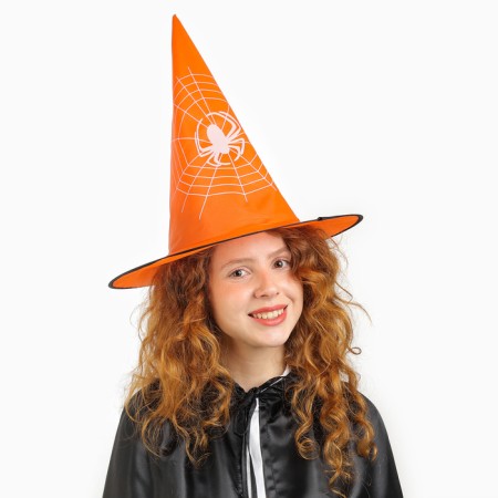 Carnival hat "Spider", Orange color-1