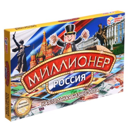 Board game "Millionaire Russia"