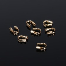 Tread for protecting a cable of 5 × 4 mm (set 50 pcs.), Color gold