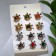 Brooch "Turtle" openwork, color mix (indivisible packing 12 pcs., Price per pcs.)