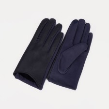 Gloves are female, dimensionless, without insulation, blue color