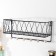 Decorative metal hooks "Network" black 15.5x12x35 cm
