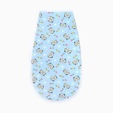 Velcro coconn, height 50-62 cm, culinary, blue color, print mix-5