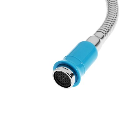 Accoona A4882M kitchen mixer, double -leaf, with flexible surge, blue/chrome-2
