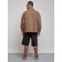 Jeaning jacket men's, size 56, brown color