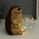 Souvenir Polystone Light "Hedgehog and soap bubble" from the solar battery 15.5x12x17 cm