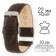 Watch strap, 22 mm, harness 80 mm, larynx 120 mm, genuine leather, brown