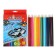 Pencils 18 colors "machine", wooden case, triangular