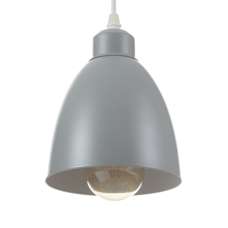 Lamp Bayerlux suspension Bayerlux "oval" 1x40W E27 gray 14x14x18-98 cm-1
