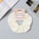 Hair elastic band "Orbit" Classic Classic gloss, 12 cm, milk