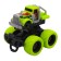Friction Funky Toys Machine "Fur", with crash effect, 4x4, green color