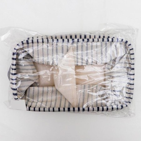 Storage basket with handles "Street", 2 cells, 22 × 13 cm, blue color-3