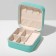 Organizer for storage of jewelry "Portable box", 10.5 × 10.5 × 5 cm, blue color