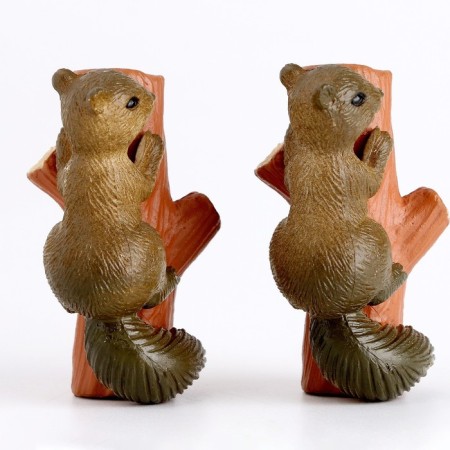 Miniature Puppet "Squirrel on a tree", set 2 pcs., Size 1 pc. - 2.5 × 5 × 2.5 cm-3