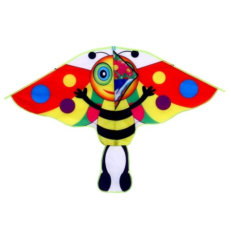 Air serpent "Bee", with fishing line, color mix-3