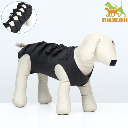 Popon postoperative, size M (OG 31-43 cm, weight 6-12 kg), gray