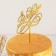 Topper for the cake "Happy Birthday", 15 × 13.5 cm