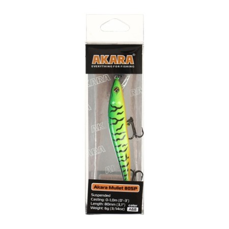 Akara Mullet 80SP, color A68, 8 cm, 6 g-1