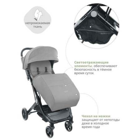 Stroller walking children's indigo trip, gray color-5