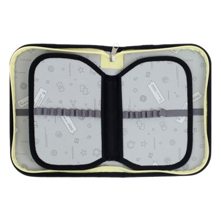 Penal 3 sections, tab inside, 140 x 210 x 40 mm, fabric, calligrata top blank School-4