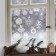 Stick for windows "Christmas toys", 50 x 70 cm, new year