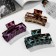 Hair crab "Leopard print" straight, 8.5 cm, mix