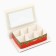 Box for 6 sweets with cells "New Year's attributes" 14.8 x 9.5 x 3.5 cm, New Year