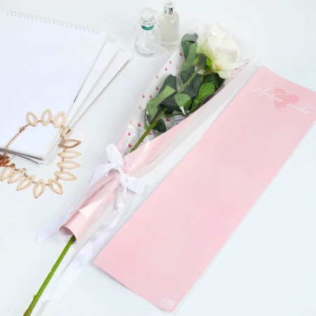 Package for flowers with the liner "I love you"-1
